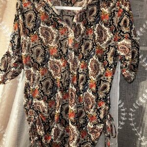 Paisley Print Women's Top